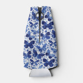 Butterflies Waterverf Blue Modern Boho Wedding Flesjeskoeler (Achterkant)