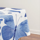 Butterflies Waterverf Blue Tafelkleed (Voorbeeld)