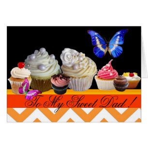 BUTTERFLIES YUMMY CUPCAKES FÊTE DES PÈRES DOUCE