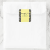 Butterflies zijn een schoonheid vierkante sticker (Tas)