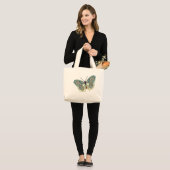Butterfly - 23 grote tote bag (Voorkant (model))