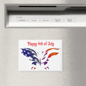 Butterfly 4th of July magneet (Insitu (Vaatwasser))