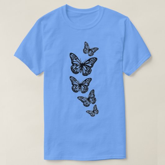 Butterfly 5x t-shirt (Design voorkant)