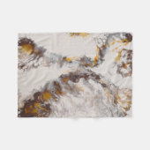 Butterfly - abstract acryl fleece deken (Voorkant (Horizontaal))