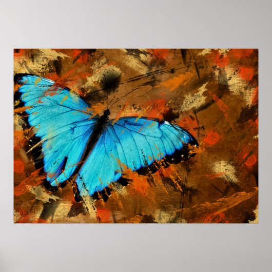 Butterfly Abstract Poster (Voorkant)