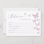 Butterfly Advies voor de bruid Kaart (Voorkant)