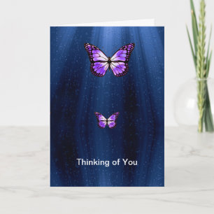 Butterfly-afbeelding voor Get Well Soon-kaart Kaart