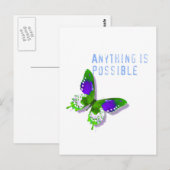 Butterfly Alles is mogelijk Briefkaart (Voorkant / Achterkant)