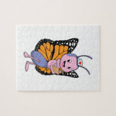 Butterfly als verpleegster legpuzzel (Horizontaal)