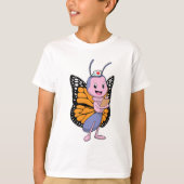 Butterfly als verpleegster t-shirt (Voorkant)