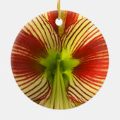 Butterfly Amaryllis Keramisch Ornament (Achterkant)