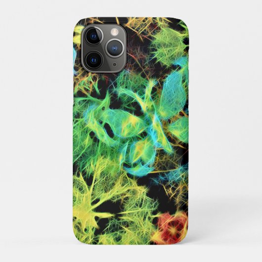 Butterfly and Flower Rodilius iPhone Case (Achterkant)