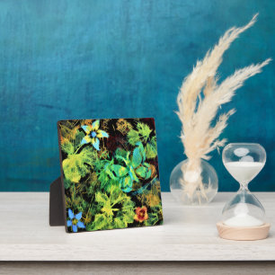 Butterfly and Flower Rodilius Tabletop Plaque Fotoplaat