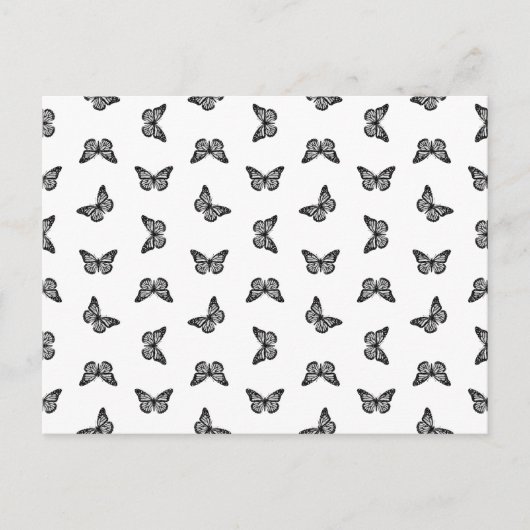 Butterfly Antiek Art CUSTOM COLOR Briefkaart (Voorkant)