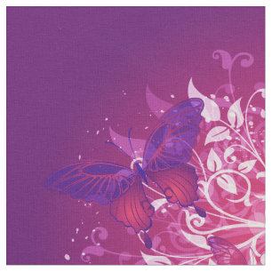 Butterfly Art 17 Custom Fabric Stof