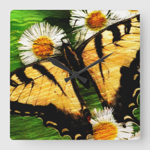 Butterfly Art 23 Mur Horloges et option numérique