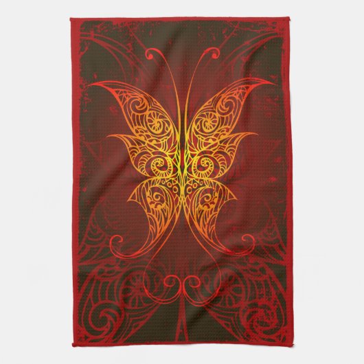 Butterfly Art 7A Keukenhanddoeken (Verticaal)