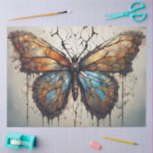 Butterfly Art Decoupage Paper | Abstract Butterfly Tissuepapier (Craft)