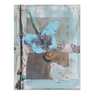 Butterfly Art Quote Foto Afdruk