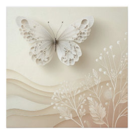 Butterfly Art Soft Palette Graphic Design Perfect Poster