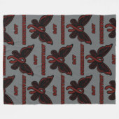 Butterfly/Awareness...APS Fleece Blanket (Voorkant (Horizontaal))