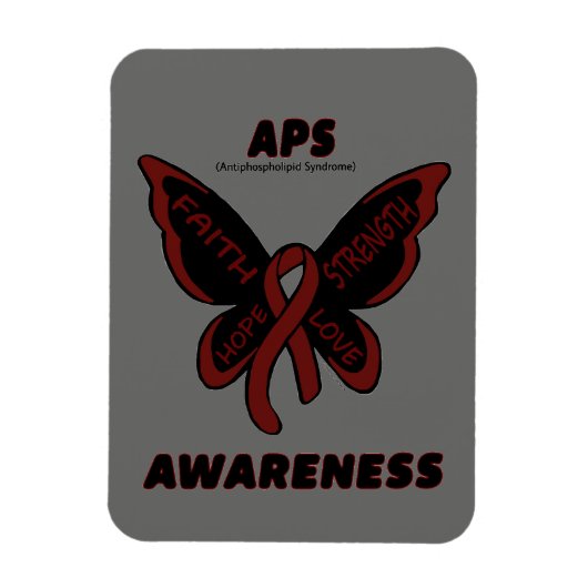 Butterfly/Awareness...APS Magneet (Verticaal)