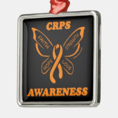 Butterfly/Awareness...CRPS Metalen Ornament (Links)