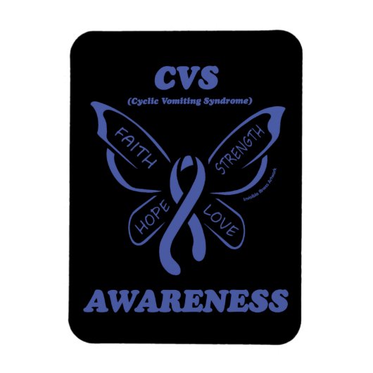 Butterfly/Awareness...CVS Magneet (Verticaal)