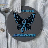 Butterfly/Awareness... Dystonia Button (In situ)