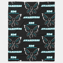 Butterfly/Awareness...EDS Fleece Blanket Deken