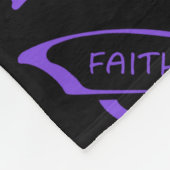 Butterfly/Awareness.. Epilepsy Fleece Deken (Hoek)