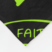 Butterfly/Awareness... Lyme disease fleece Blanket Deken (Hoek)