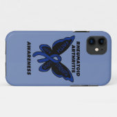 Butterfly/Awareness... Reumatoïde artritis Case-Mate iPhone Case (Achterkant (horizontaal))
