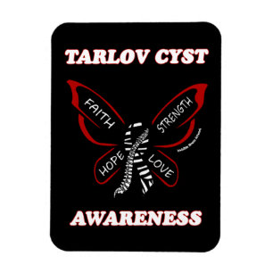 Butterfly/Awareness..Tarlov Cyst Magneet