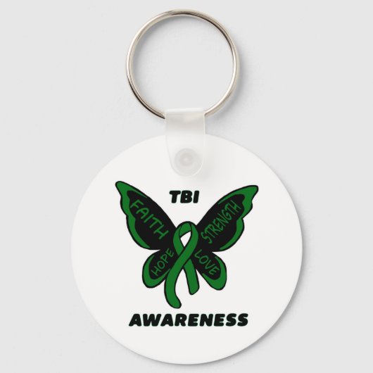 Butterfly/Awareness... TBI Sleutelhanger (Voorkant)