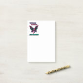 Butterfly/Awareness... Thyroid Disease Post-it® Notes (Op bureau)