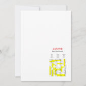 Butterfly Baby shower - bewerkbare naam, 5x7 Kaart (Achterkant)