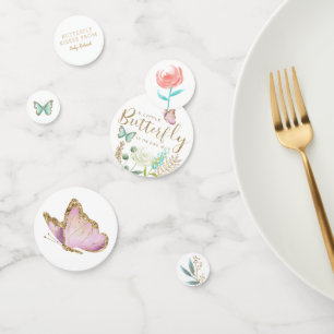 Butterfly Baby shower Bloementuin Confetti