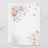 Butterfly Baby Shower Invitation Girl (Dos)