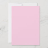 Butterfly Baby shower Uitnodiging paarse roze (Achterkant)