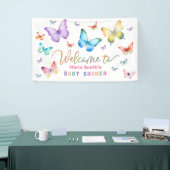 Butterfly Baby shower Welkom Banner (Beurs)