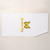 Butterfly Badhanddoek (Badhanddoek)