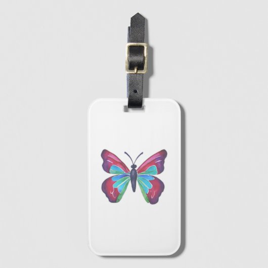 Butterfly Bagagelabel (Voorkant (verticaal))