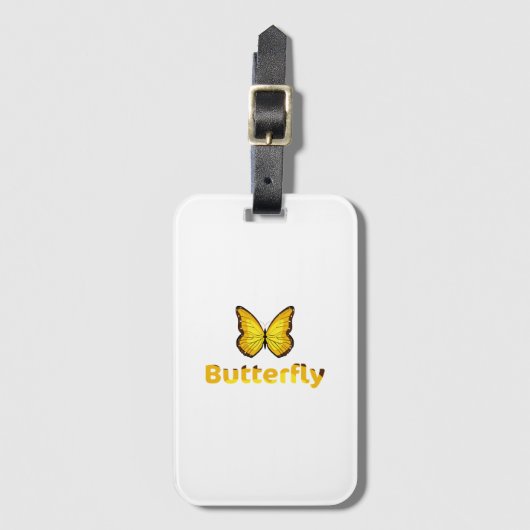 Butterfly Bagagelabel (Voorkant (verticaal))