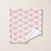 Butterfly Bath Towel Set Bad Handdoek (Wasdoekje)