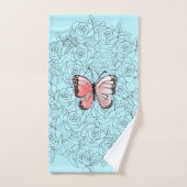 Butterfly Bath Towel Set Bad Handdoek (Handdoek)