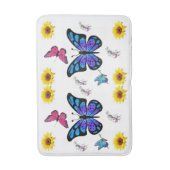 Butterfly Bathroom Bathmat Badmat (Voorkant Verticaal)