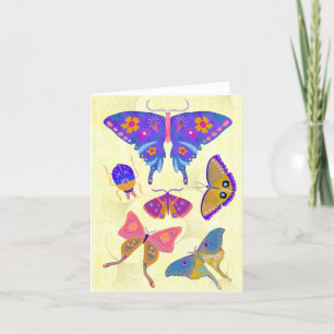 Butterfly Beauties BLANK Wenskaart Bedankkaart