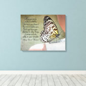 Butterfly Beauty Canvas Afdruk (Insitu (Houten vloer))