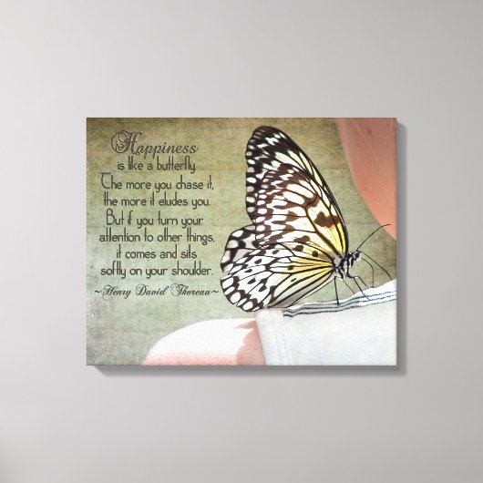 Butterfly Beauty Canvas Afdruk (Voorkant)